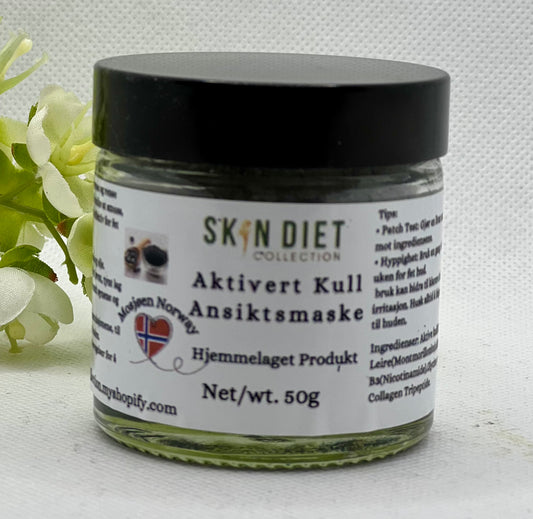 Aktivert Kull Ansiktsmaske