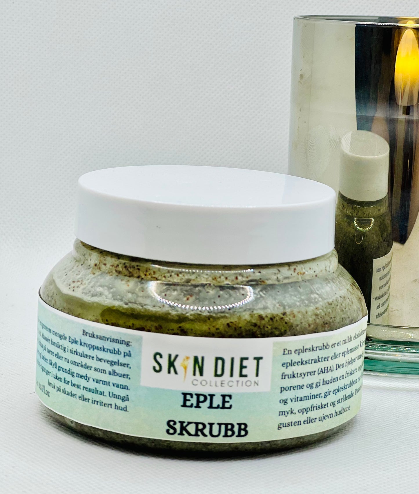 Eple Body Scrub med Jojoba | Apple Body Soap Scrub with Jojoba