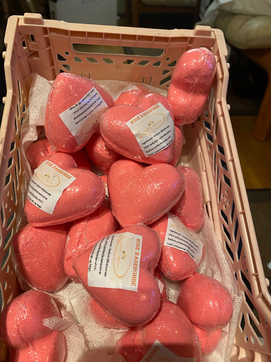 Hjerte badebombe | Heart Bath Bomb