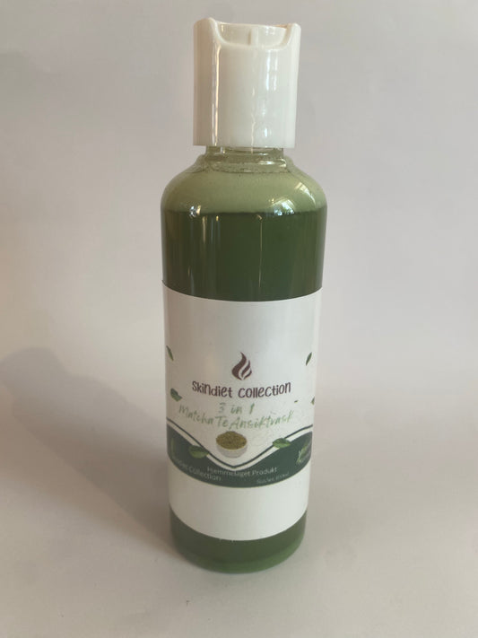 Matcha Te Ansiktsvask  3 in 1  ( Skrubb, Rens og Polering) | Matcha Tea Face Wash 3 in 1 (Scrub, Cleanse and Polish)